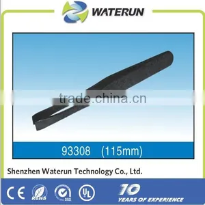 115mm Conductive Plastic Tweezers Hot Sale Conductive Black Plastic Tweezers thumbnail-1