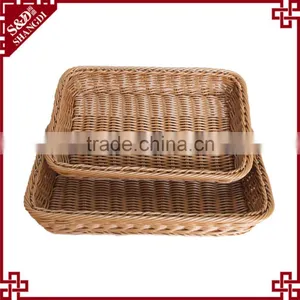 Woven Bread Basket / Plastic Food Basket thumbnail-4