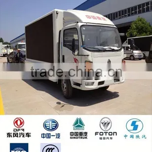 HOWO LED Advertising Truck,4x2 Outdoor Led Screen Mobile thumbnail-1