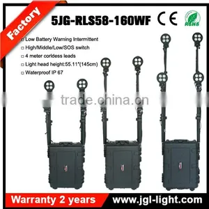 Best Quality Rechargeable Emergency Light Portable Lighting Mobile Light Tower Working Lamp RLS58-160WF thumbnail-1