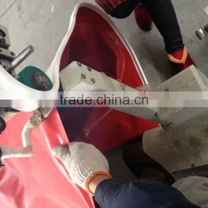 1100d Pvc Coated Tarpaulinr Heavy Duty Blue Waterproof Fabric PVC Truck Cover Trailer Cover Curtains thumbnail-3