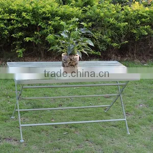 2015 Vintage Green Metal Coffee Table thumbnail-1