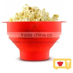 Foldable Silicone Popcorn Box Popcorn Maker for Microwave Popcorn thumbnail-5