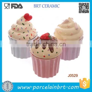 Delicate Ornament Cupcake Ceramic Trinket Box thumbnail-2
