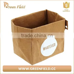 Green Field Plain Kraft Paper Storage Bags thumbnail-3
