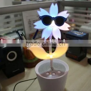 Wonderful Dancing Flower Speaker Sunflower LED Flashing Decorative Speaker For Wholesale thumbnail-4
