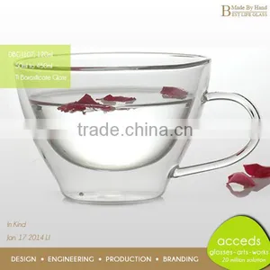Hot Sale High Quality Elegant Glasscoffee Mug Coffee Glass thumbnail-2