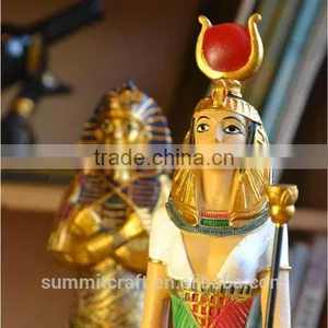 Polyresin Tutankhamen and Goddess Egyptian Statues Wholesale thumbnail-2