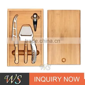 WS-B108 Wood Handle Bar Tool Set in Wood Gift Box Packing thumbnail-1