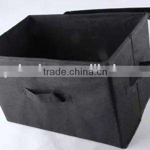 Square Non-woven Box With Cover and Handle/storage Box thumbnail-2