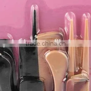 16PC Combined Type Plastic Hair Brush/comb thumbnail-2
