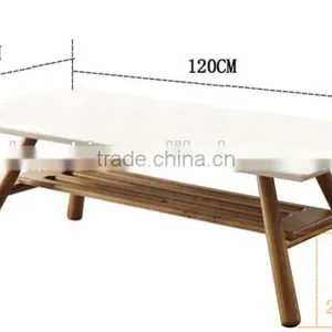 Modern Mdf Wood Coffee Table With Wood Leg High Quality Sofa Table Wooden Tea Table Design thumbnail-4