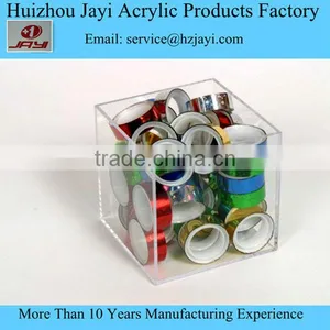 Factory Supply Single Clear Stationery Acrylic Pen Container Holder thumbnail-6