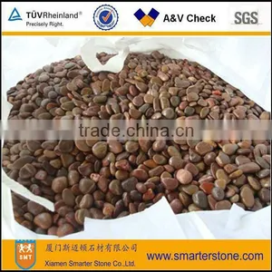 Red Natural Pebble Polished Pebbles thumbnail-1
