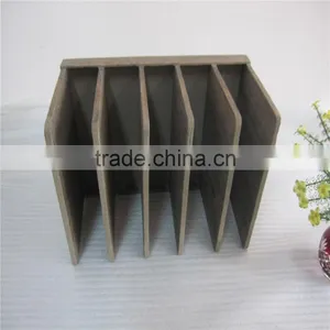 2015 High Quality Wood Magazine Rack Wooden Paper File Holder thumbnail-1