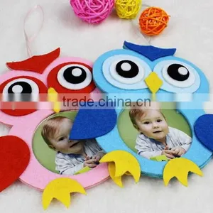 Latest Design Good Products Beautiful Felt Owl Animal Shape Baby 12 Month Photo Picture Frame for Wedding Home Decor New Models thumbnail-1