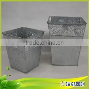 Outdoor Large Size Garden Nonwoven Silver Standing Pot for Plant thumbnail-6