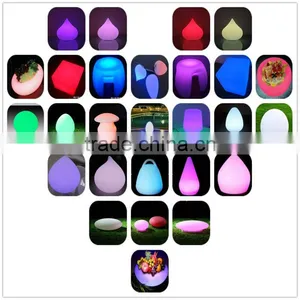 Environmental Protection PE Warm RGB Light Plastic Waterproof LED Table Lamp/lantern thumbnail-6