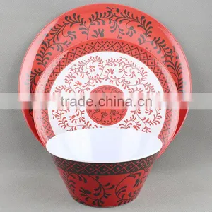 Flower Pattern Bulk Plastic Melamine Tableware/ Plates /dishes ,mt1147 Melamine Other Tableware thumbnail-1