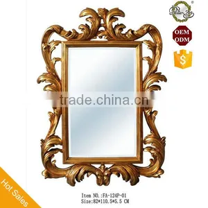 Hand-carved Console Mirror For Living Room Decoration thumbnail-1