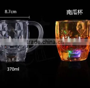 2016super Deal Creative Flash Luminescence Induction Octagonal Glow Cup Luminous Cup for Celebration Club Bars Free Shipping thumbnail-6