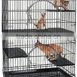 Best Quality Durable Iron/ Stainless Steel Cat Cage thumbnail-1