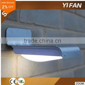 2016 Hot Selling Good Quality Waterproof Outdoor LED Solar Powered Garden Wall Lights / LED Solar Powered Wall Lamps / Solar Pow thumbnail-5