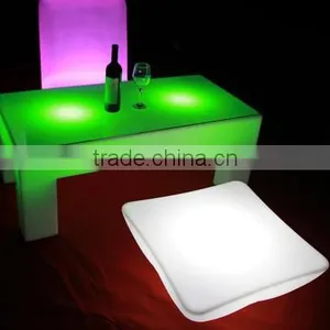 Modern Popular Led Lighting Plastic Bar Table, Coffee Table, Dining Table thumbnail-1