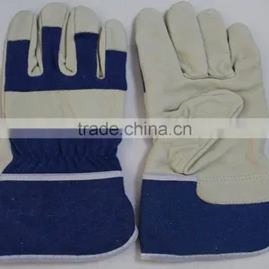 CE Certificated Pig Grain Leather Working Gloves thumbnail-1