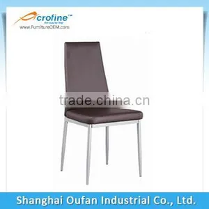 Acrofine Luxury Leather Dining Chair Metal Dining Room Chair ADC-2624 for Sale thumbnail-1