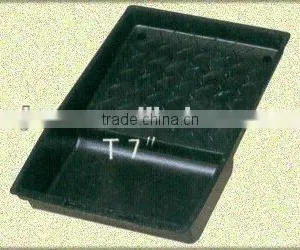 7" Plastic Roller Hand Tool Paint Tray thumbnail-1