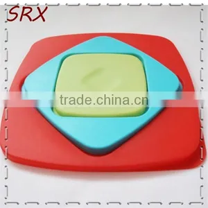 6oz 7oz 8oz Three Size Three Color Manufacture Square Plastic Bowls With Lid thumbnail-3