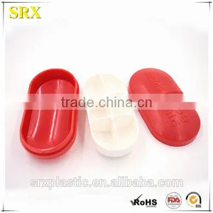 6 Slots Mini Drug Medical Pill Box Organizer Case, Mini Pill Container Custom, Custom Design Plastic Pill Box Manufacturer thumbnail-1
