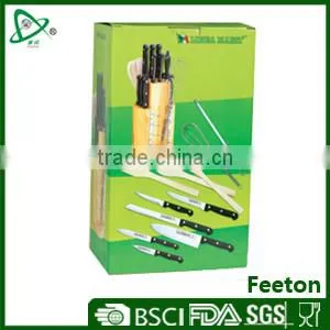 7 Pcs Knife With Block Set thumbnail-1
