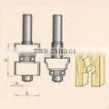 RB178 REVERSIBLE WINDOW SASH & DOOR BIT (RBKQ) thumbnail-1
