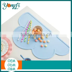 BPA Free Baby Table Place Mat Silicone Placemat Baby thumbnail-1
