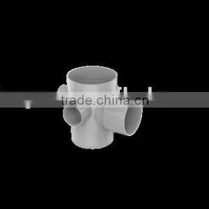 Factory Price Manufacturer Good Quality PVC Fitting UPVC Rubber Joint Plastic Fitting for Drainage GB Floor Drain thumbnail-2