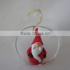 Crystal Balls Dollarma One Dollar Cheapest XMS Christamas Bear Deer Santa SnowFlake Glass 156032-15037 thumbnail-2