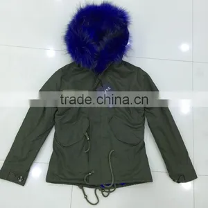 Lady Color Fur Pink Coor Multi Color Parka thumbnail-1