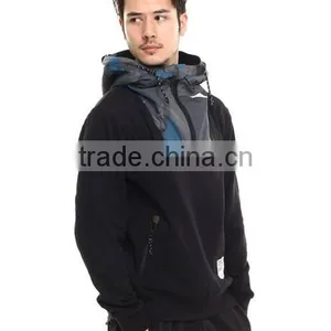 Custom Men Zipper Chimney Collar Sweatshirt thumbnail-3