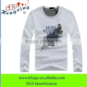 Custom Cotton Fashion Trends Long Sleeve Tops t Shirt thumbnail-1