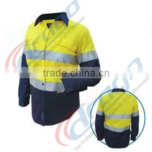 UPF 50+ Cotton Drill AntiUV Long Sleeve Shirts thumbnail-1