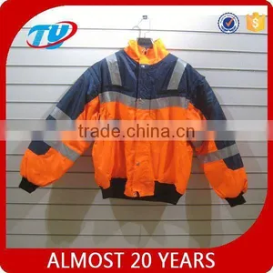 Hi-visibility Anti Static Polycotton Quilted Jacket thumbnail-1