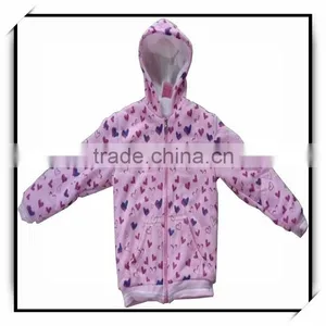 2014 Fancy Winter Fleece Jacket for Child thumbnail-1