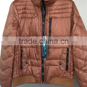 Men's Jacket White Feather Low Price High Quality Textile Stock Leftover Stock Bulk Stock Cheap thumbnail-1