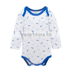 Wholesale 2017 New Style Newborn Baby Clothes 3pcs Soft Cotton Baby Rompers For Summer+Winter thumbnail-2