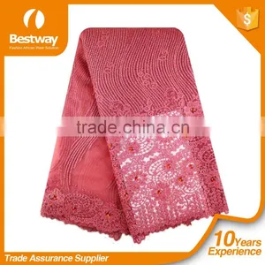 Bestway Textiles FL0116 New Fashion Dress African French Net Lace Fabric thumbnail-1