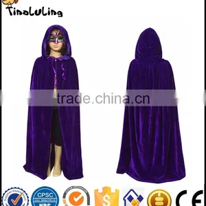 High-grade Gold Velvet Halloween Large Cloak Animation Stage Costumes thumbnail-6