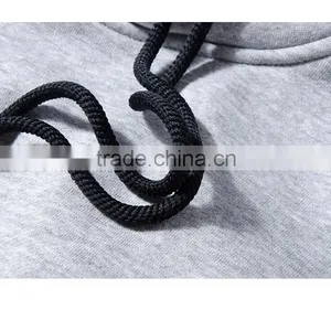 OEM Service Warm Good Fabric Reglan Long Sleeve Grey Color Matching Thumb Hole Woven Label Male Sports Apparel thumbnail-6