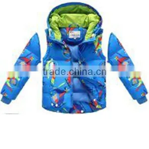 2016Hot Sale Short Hoody Detachable Sleeve Kid Down Jacket thumbnail-4